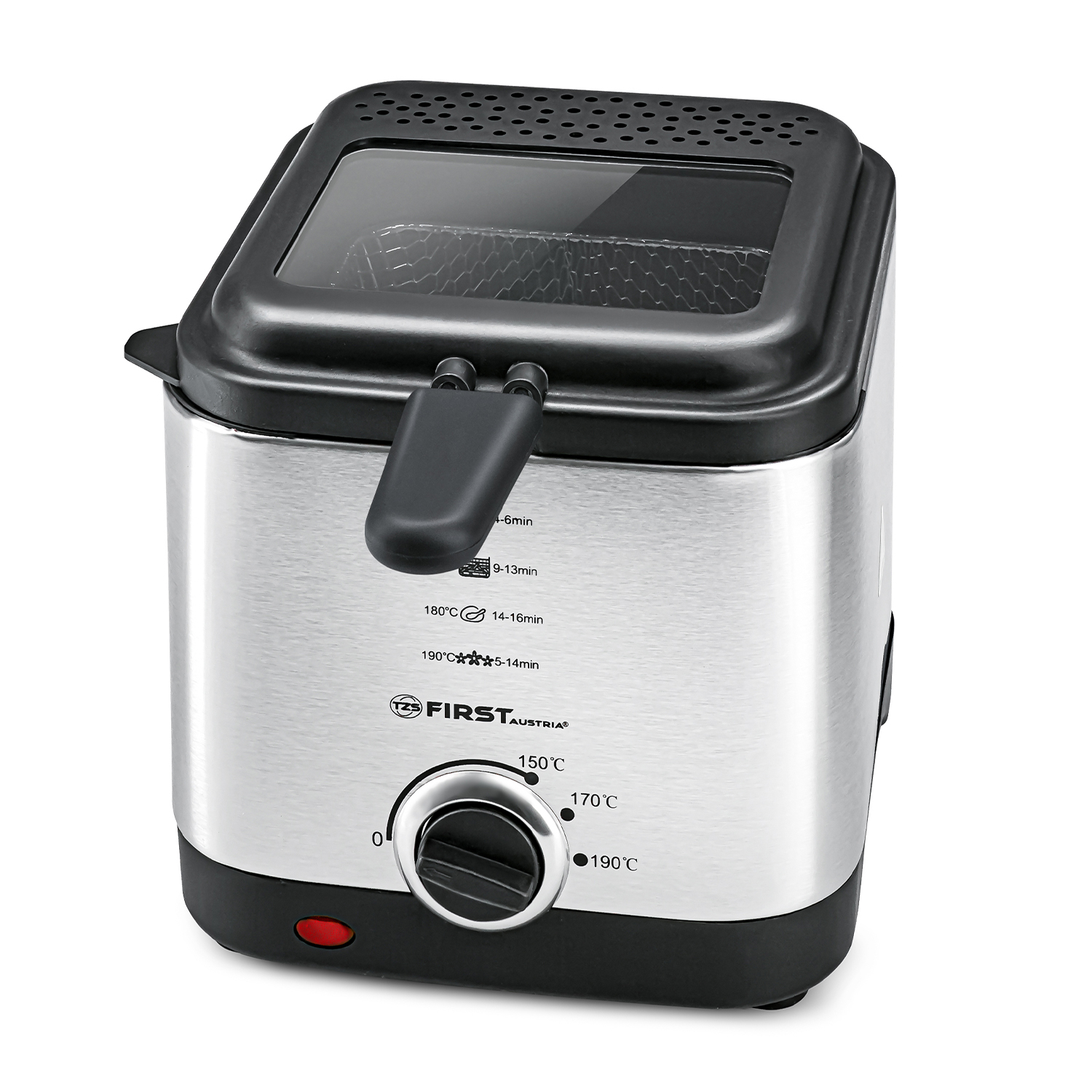 Fritteuse Metall 900 Watt | mit Deckel | 1,5 Liter Fritteuse Metall 900 Watt | mit Deckel | 1,5 Liter