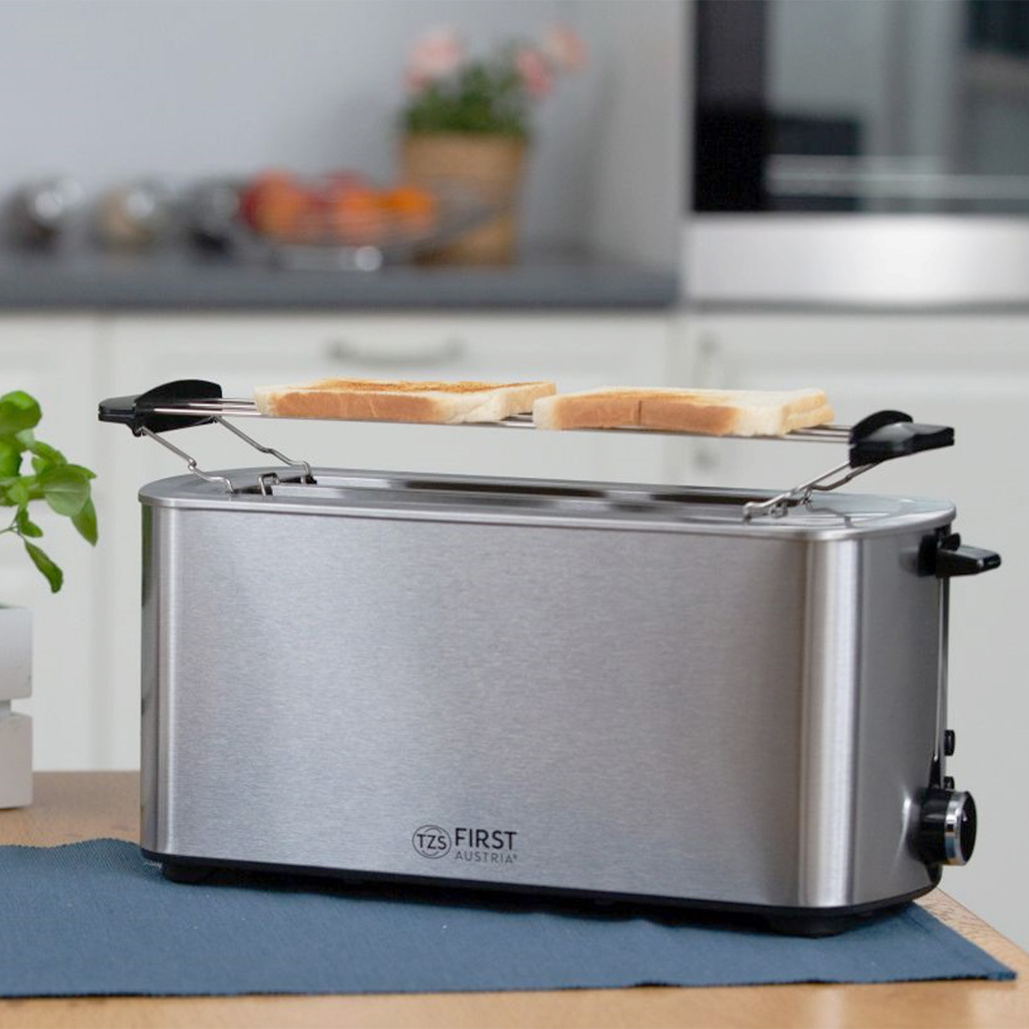 Toaster | 4 Scheiben | 1400W | Edelstahl