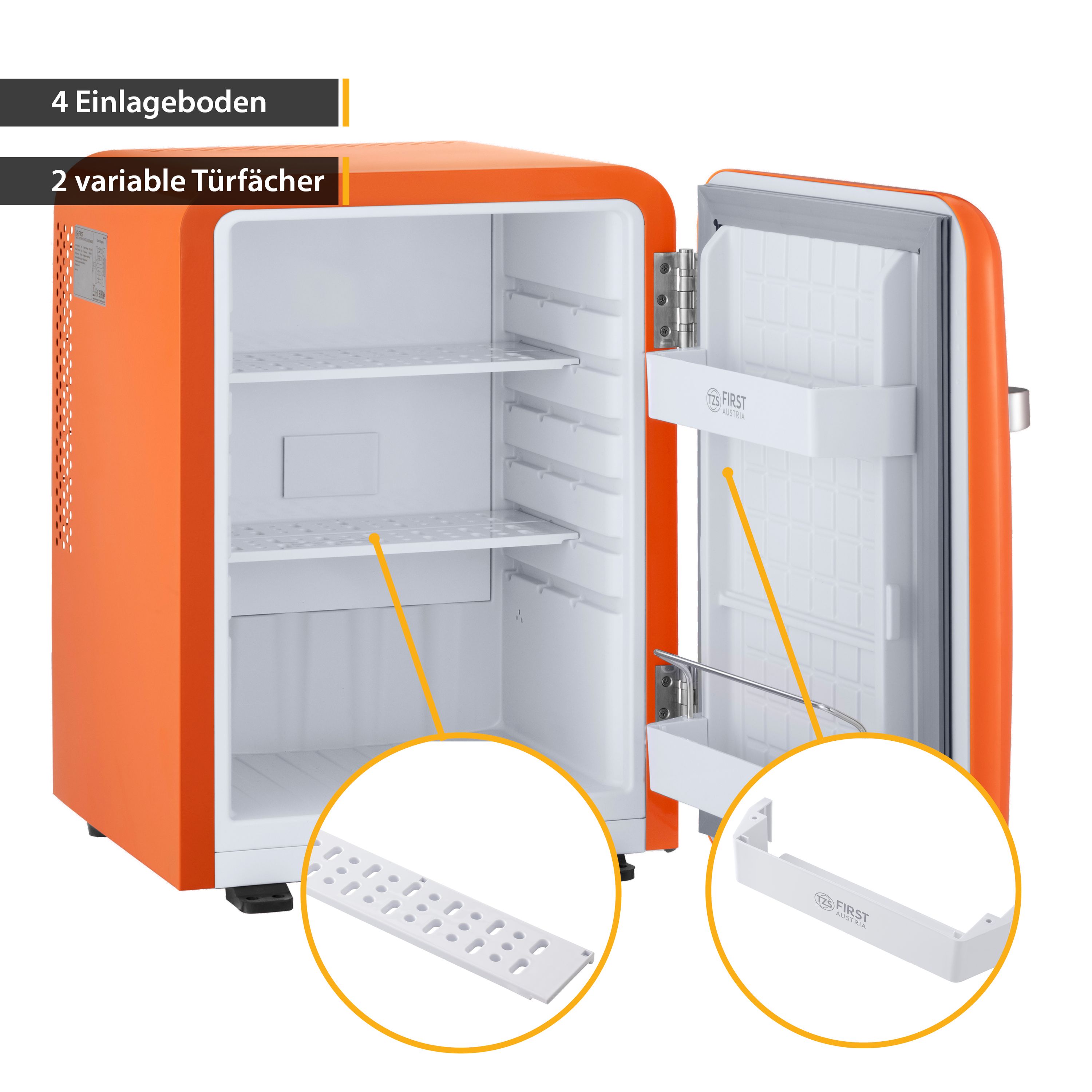 Minikühlschrank 40L | Orange